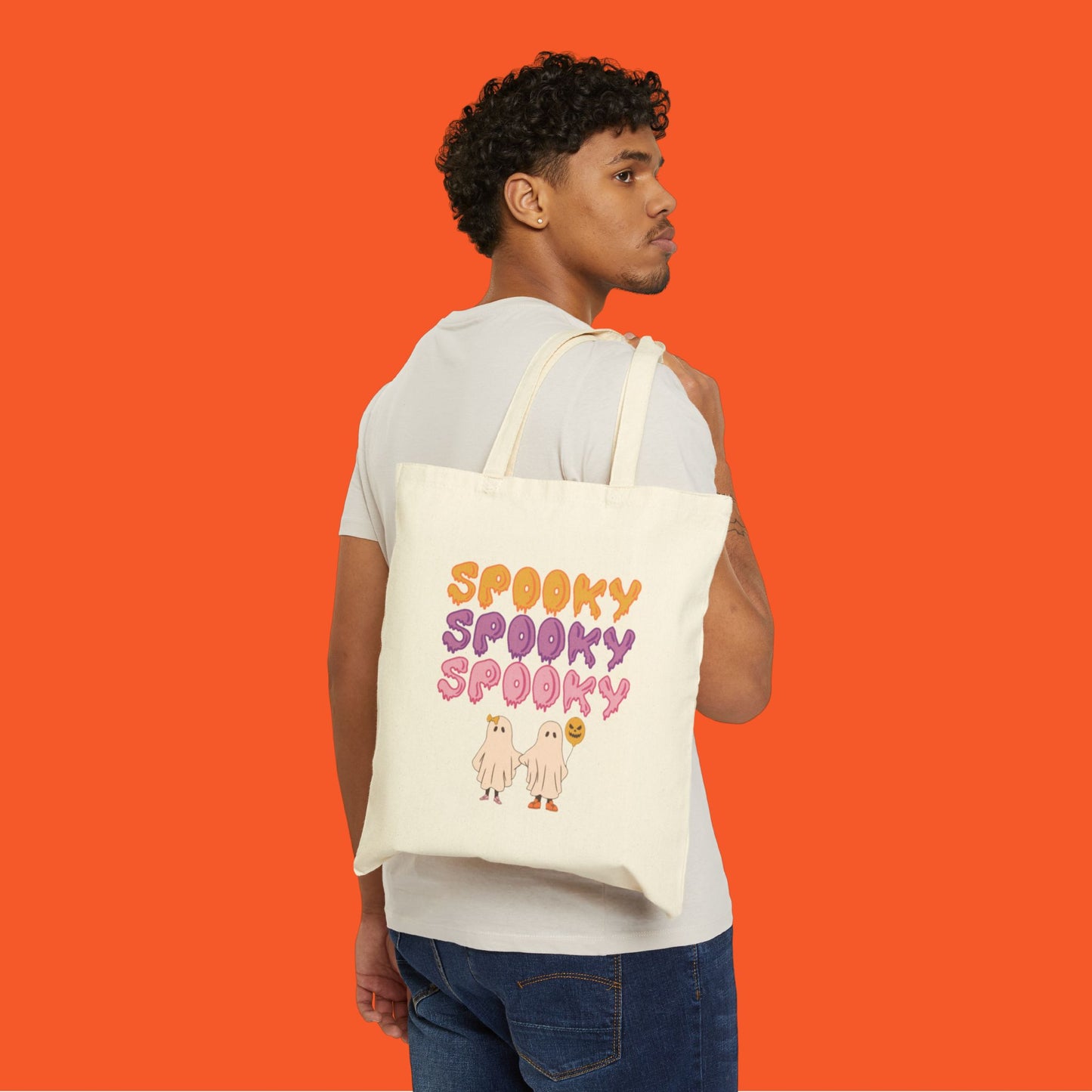 Retro Spooky Halloween bag - KiwiKreationCo