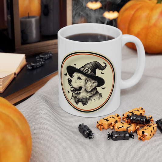 Witch Golden Retriever Mug