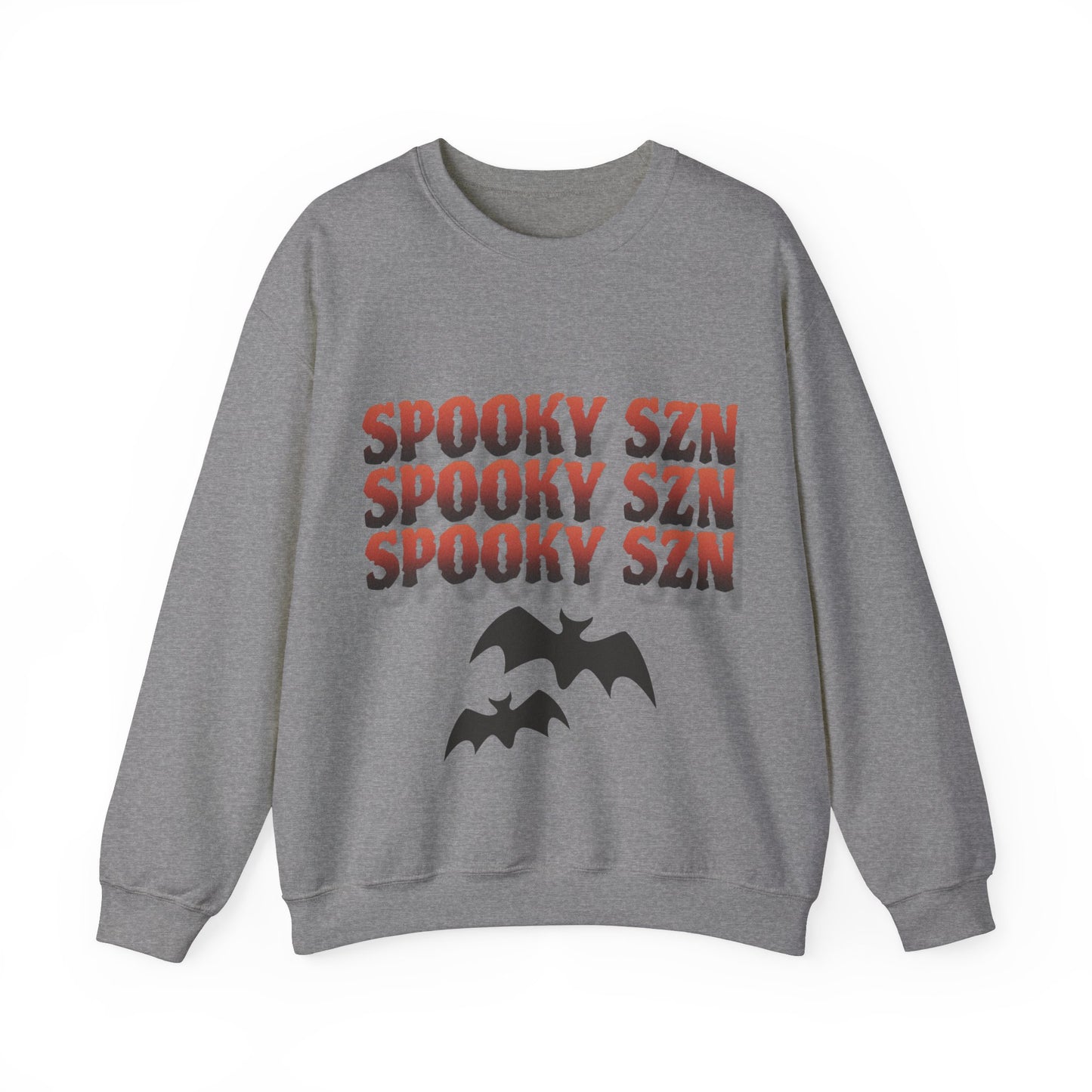 Spooky Szn bat Crewneck Sweatshirt - KiwiKreationCo