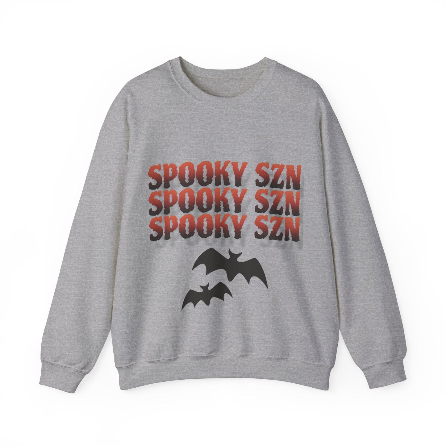 Spooky Szn bat Crewneck Sweatshirt - KiwiKreationCo