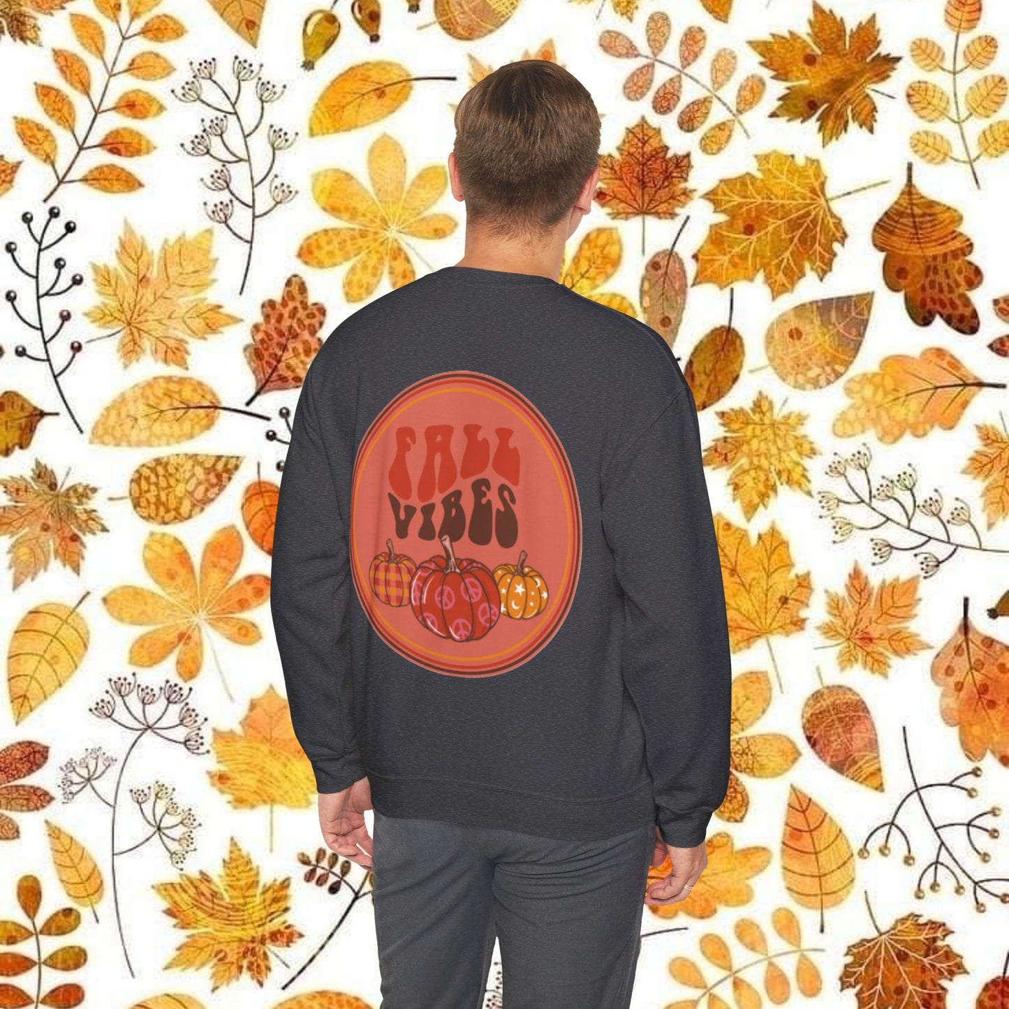 Retro Fall Vibes Crewneck Sweatshirt - KiwiKreationCo