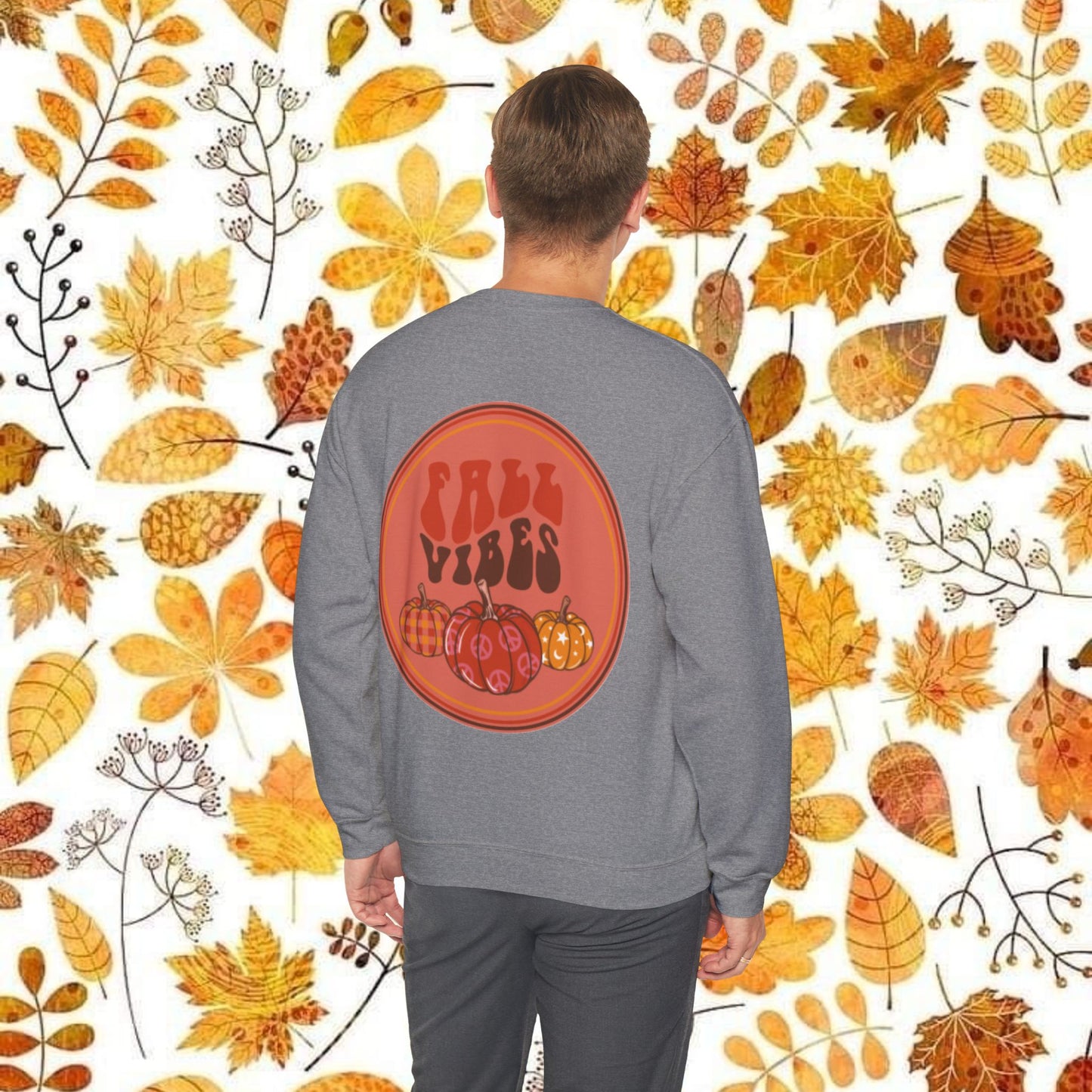 Retro Fall Vibes Crewneck Sweatshirt - KiwiKreationCo