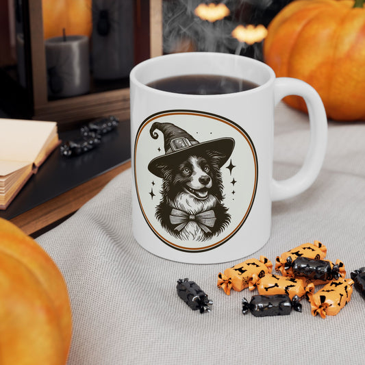 Witch Border Collie Mug