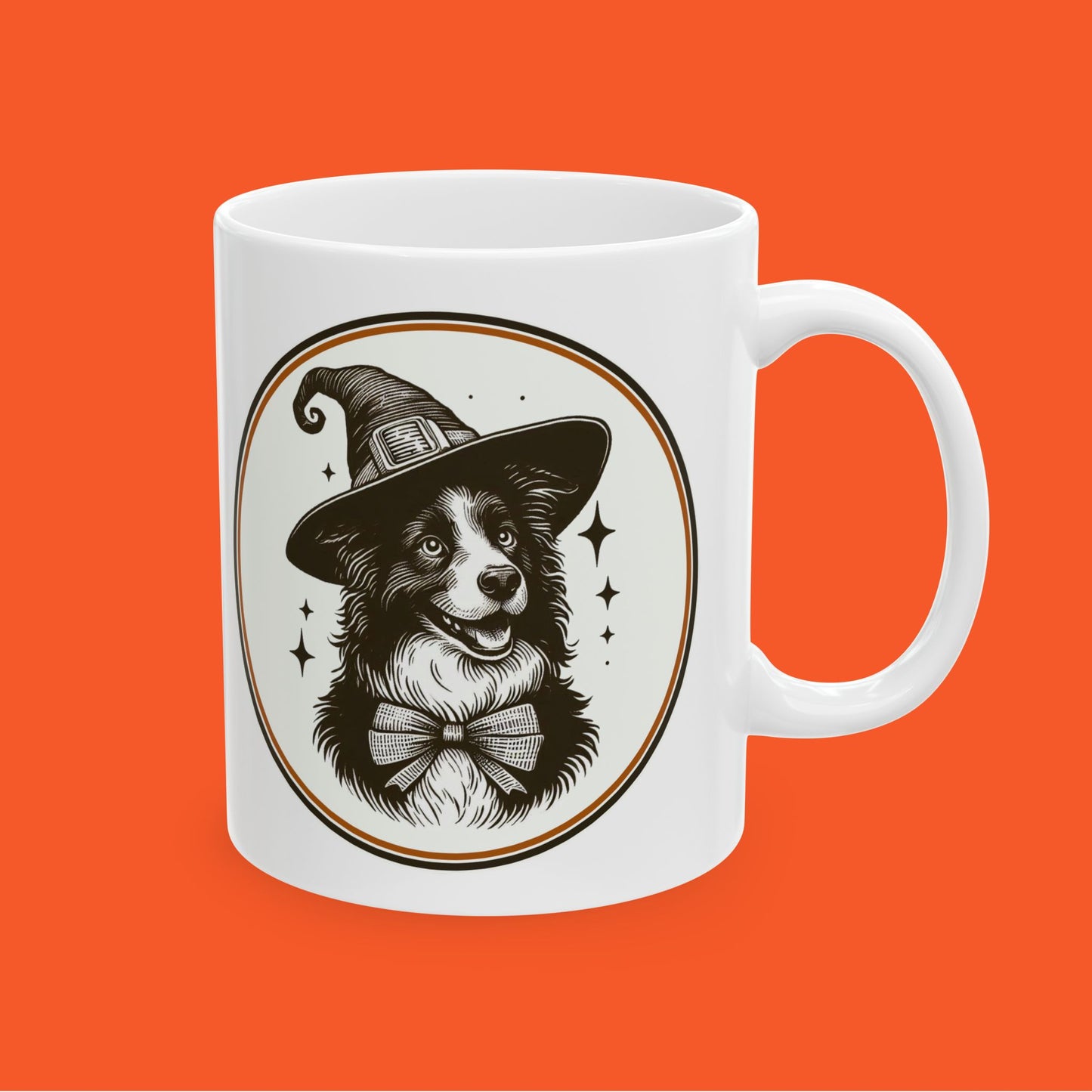 Witch Border Collie Mug