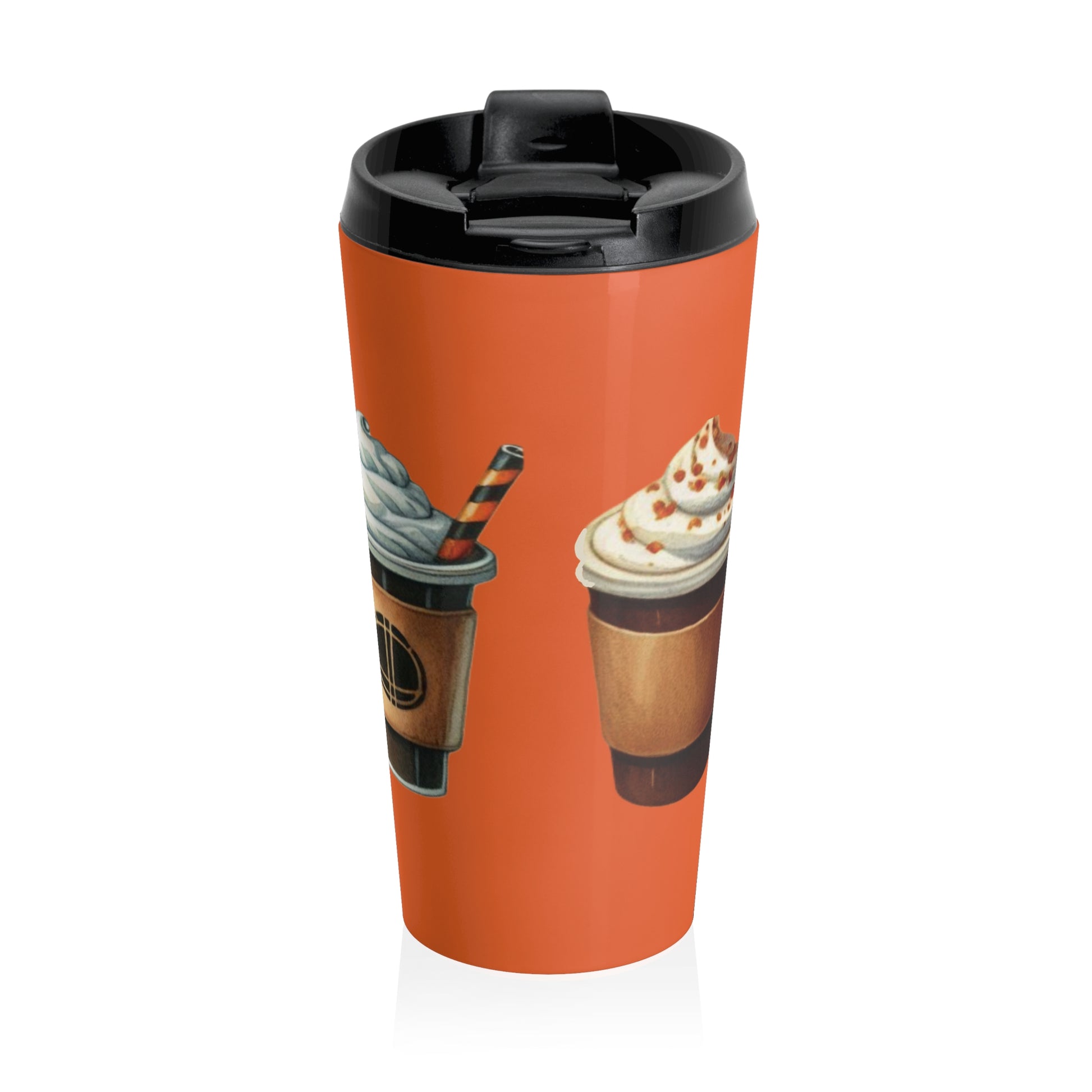 Fall Coffee Stainless Steel Travel Mug - KiwiKreationCo