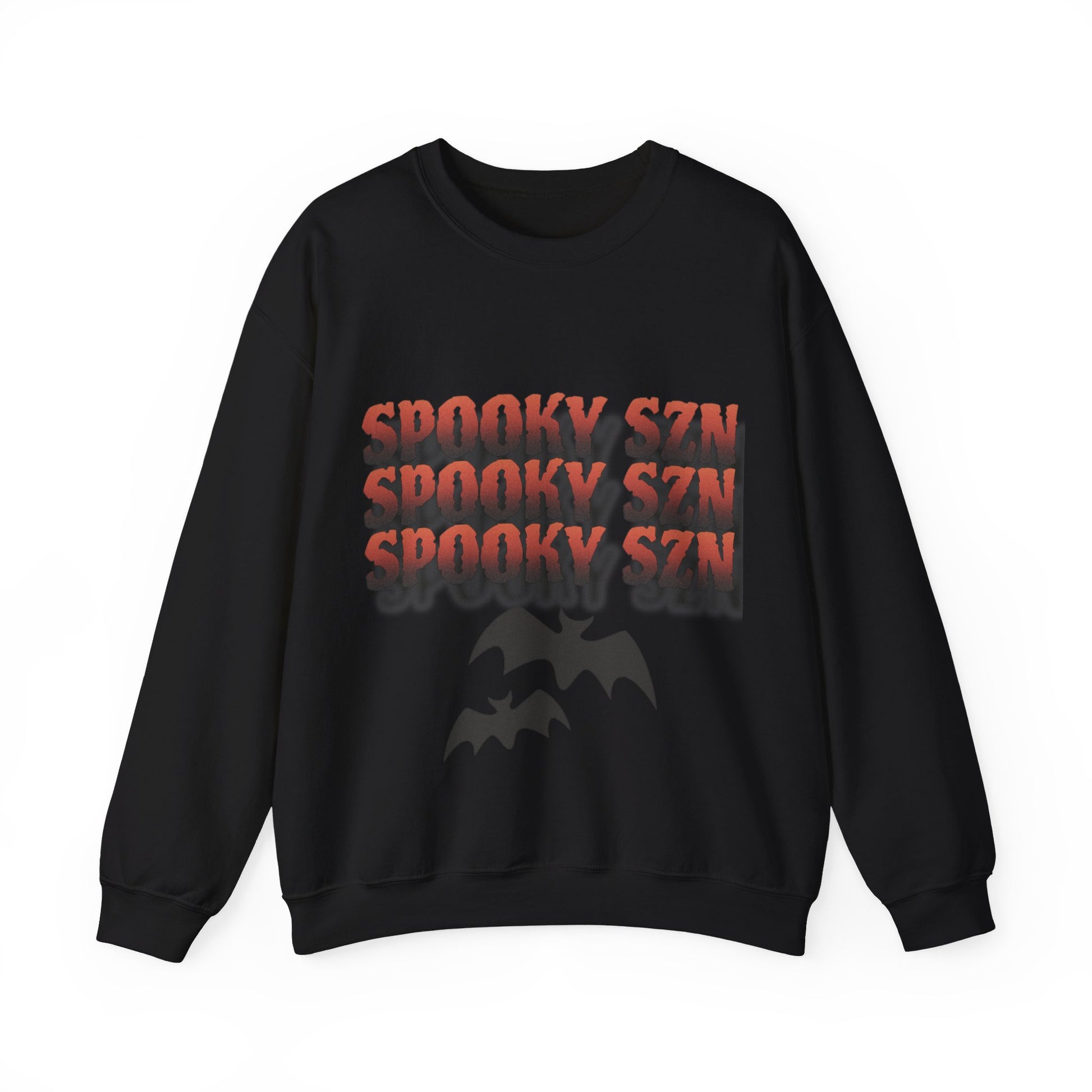 Spooky Szn bat Crewneck Sweatshirt - KiwiKreationCo