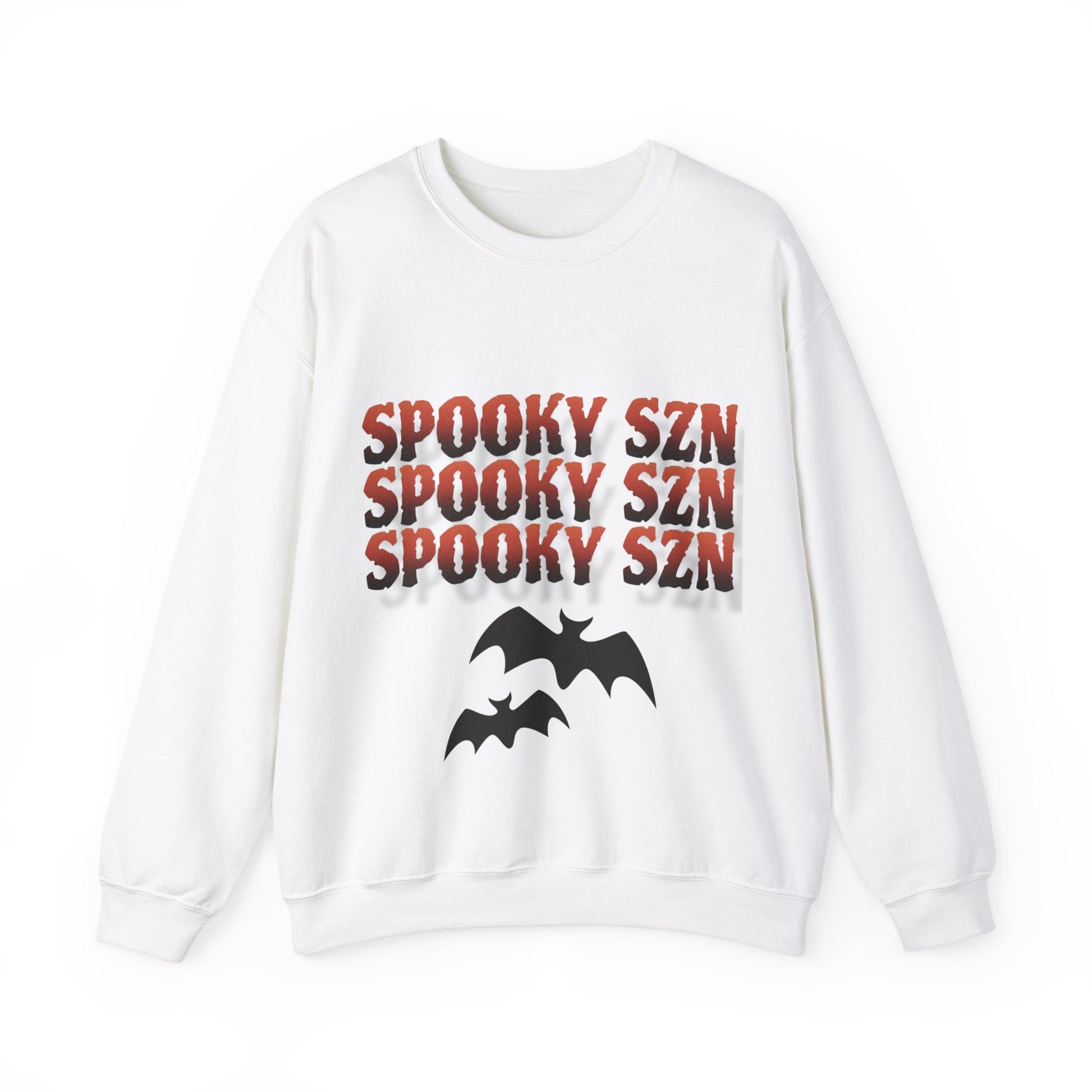 Spooky Szn bat Crewneck Sweatshirt - KiwiKreationCo